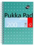 Pukka Pad Spirálfüzet, A5, vonalas, 100 lap, PUKKA PAD, Metallic Jotta (JM021-LINED)