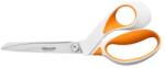 Fiskars Olló, általános, 23 cm, FISKARS RazorEdge Softgrip , narancssárga-fehér (1070079)