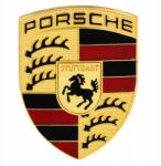 Porsche embléma Stuttgart logó rögzítővel Arany szín