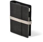 SATURNUS Kalendárium, gyűrűs, betétlapokkal, M , műbőr, SATURNUS, 225 , fekete-szürke (26SM225-003) - papir25