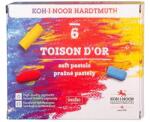 KOH-I-NOOR Porpasztell-kréta, puha, KOH-I-NOOR Toison 8511/6 , 6 különböző szín (8511006009SV)