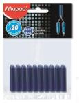 Maped Töltőtoll patron, MAPED, kék (221910)