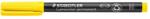 STAEDTLER Alkoholos marker, OHP, 1 mm, STAEDTLER Lumocolor® 317 M , sárga (317-1)