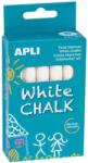 APLI Táblakréta, kerek, 10 darabos, APLI, fehér (14576)