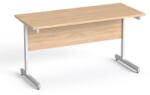MAYAH Íróasztal, szürke fémlábbal, 140x70 cm, MAYAH Freedom SV-26 , tölgy (SV-B714 K/ IBXA26T) - papir25