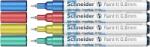 Schneider Akrilmarker készlet, 0, 8 mm, SCHNEIDER Paint-It 010 , 4 különböző metálszín (ML01011502) - papir25