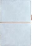 FILOFAX Kalendárium, gyűrűs, betétlapokkal, pocket méret, FILOFAX, Domino Soft , pasztellkék (FX-022582) - papir25
