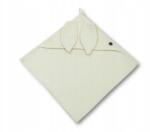 Bomix Fürdőlepedő Ostya törölköző kapucnival krémszínű 100x100cm Nagy XL (5904966720185)