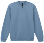 Gildan GISF008 SOFTSTYLE MIDWEIGHT FELNŐTT 1/4 CIPZÁRAS PULÓVER L (00191675405129)