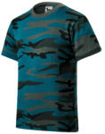 MALFINI Camouflage póló gyerek camouflage petrol 110 cm/4 éves (149C108)