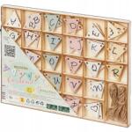 Craft Sensations Betűk Zászlók Fa Girland Lánc 84 db-os (2562673)