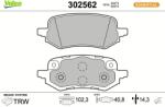 VALEO Set placute frana VALEO 302562 (302562)