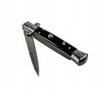 Dominator Nagy Rugós Kés Klasszikus Taktikai Zsebkés Italia Maffia Tok Fekete (1.74)