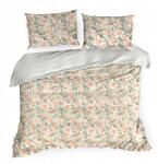 Eurofirany Pamut ágyneműhuzat Sonia 200x220 fehér lazac rózsa (408589)