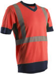  Komo Hi-viz Piros Rövid Ujjú Póló_2xl