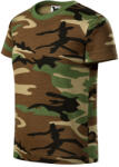 MALFINI Camouflage póló gyerek barna terepszín 158 cm/12 éves (1493307)
