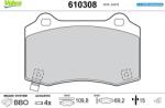 VALEO Set placute frana VALEO 610308 (610308)