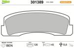 VALEO Set placute frana VALEO 301389 (301389)