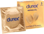 Durex Sensual óvszerek 3 db (Durex Sensual cienkie nawilżane lateks 3szt.)
