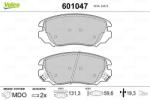 VALEO Set placute frana VALEO 601047 (601047)