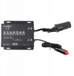  24 V-ról 12 V-ra átalakító feszültségcsökkentő, 120 W, 20 A, tápegység