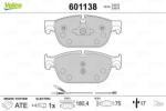 VALEO Set placute frana VALEO 601138 (601138)