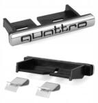 Audi Rácsos emblémázott Audi Quattro 6, 7x1x3 cm Ezüst