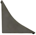 DQ-PP Bal oldali szegélyléc 23mm Travertin Sötét (LPBZTC23)