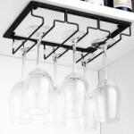  Pezsgős Borospohár Tartó, Fekete (UCHWYT WIESZAK NA KIELISZKI DO WINA)