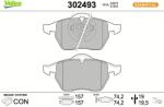 VALEO Set placute frana VALEO 302493 (302493)