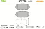 VALEO Set placute frana VALEO 302790 (302790)