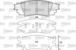 VALEO Set placute frana VALEO 601687 (601687)