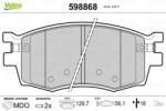 VALEO Set placute frana VALEO 598868 (598868)