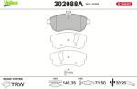VALEO Set placute frana VALEO 302088A (302088A)