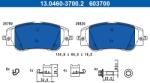 ATE Set placute frana ATE 13.0460-3700.2 (13.0460-3700.2)
