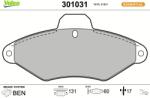 VALEO Set placute frana VALEO 301031 (301031)