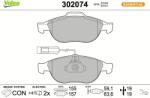 VALEO Set placute frana VALEO 302074 (302074)