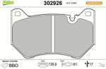 VALEO Set placute frana VALEO 302926 (302926)