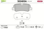 VALEO Set placute frana VALEO 302405A (302405A)