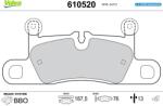 VALEO Set placute frana VALEO 610520 (610520)