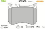 VALEO Set placute frana VALEO 302909 (302909)