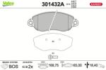 VALEO Set placute frana VALEO 301432A (301432A)