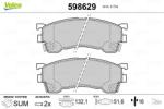 VALEO Set placute frana VALEO 598629 (598629)