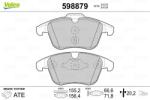VALEO Set placute frana VALEO 598879 (598879)