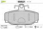 VALEO Set placute frana VALEO 598621 (598621)