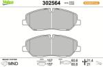 VALEO Set placute frana VALEO 302564 (302564)