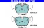 ATE Set placute frana ATE 13.0470-7349.2 (13.0470-7349.2)