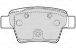 VALEO Set placute frana VALEO 601707 (601707)