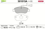 VALEO Set placute frana VALEO 301015A (301015A)