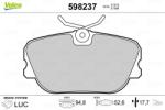 VALEO Set placute frana VALEO 598237 (598237)
